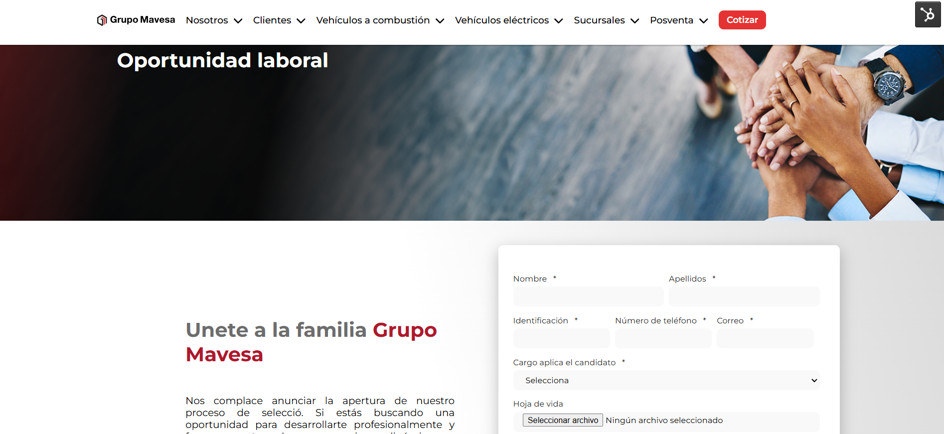 Cómo Grupo Mavesa redujo 70% el tiempo de su proceso de selección de personal con HubSpot