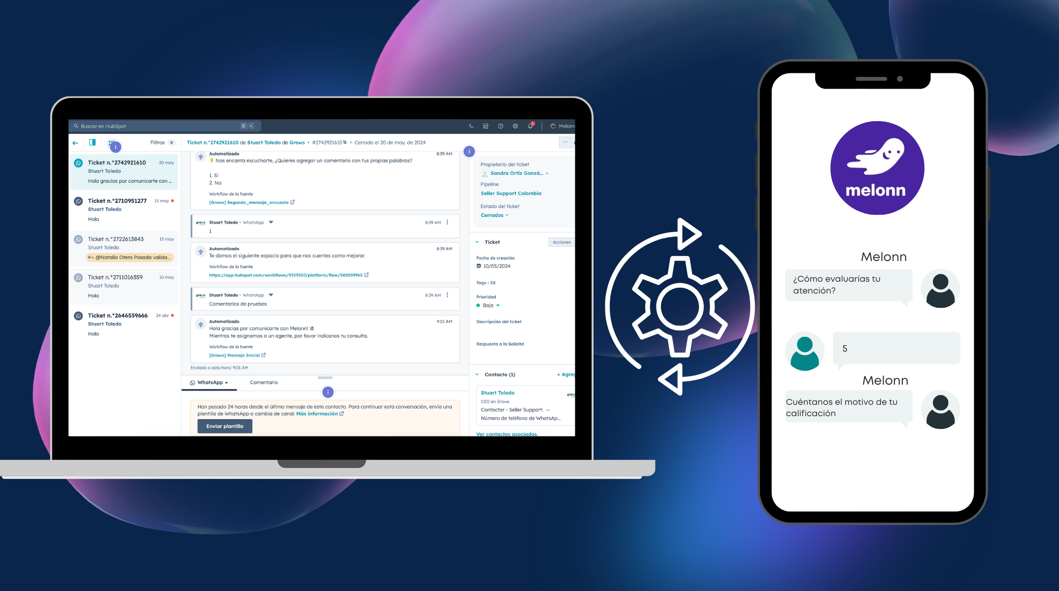 Cómo Melonn transformó su servicio al cliente con la Central de Ayuda automatizada de HubSpot y WhatsApp
